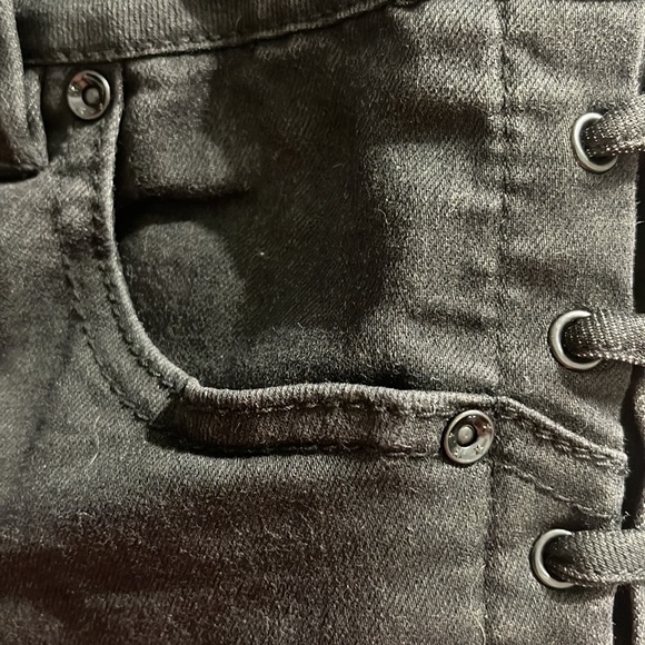 Free People Black shorts with braided sides - Picture 10 of 11